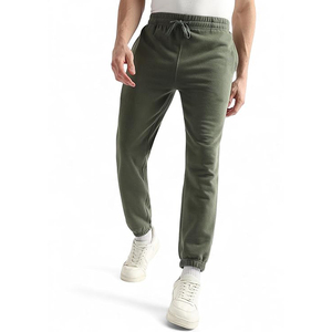 Skinny Tapered Jogger <b>Pants</b> <b>Men</b> Zipper Pockets Premium Cotton Blend <b>Running</b> Sweatpants - Product Image 1