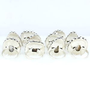 Natural Wild Horse <b>Statement</b> Wholesale Handmade Jewelry Artisan Brass Beaded Edge Vintage Women's <b>Rings</b> - Product Image 2
