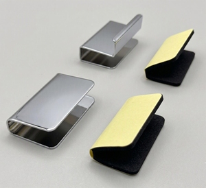 Minimalist Rectangular <b>Door</b> Handle Gold Finish Easy Installation Ambidextrous Home Office Use - Product Image 6
