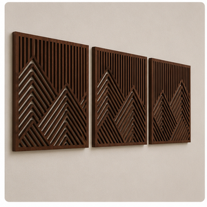 Handcrafted Geometric Modern Wood Eco-friendly Quilt <b>Wall</b> Art Textured Mosaic Sign <b>Large</b> Living Room <b>Decor</b> <b>Wall</b> Hanging Sale - Product Image 3