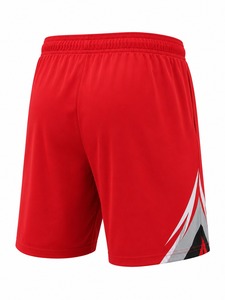 Pantalones Cortos Deportivos Negros para Hombre, de Secado Rápido, con Cordón Ajustable, Cintura Media, Logotipo en el Dobladillo Inferior, Tejido de Poliéster, Precio Económico - Product Image 4