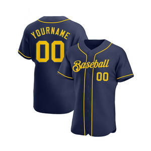 Nouveau maillot de baseball imprimé très demandé pour les équipes masculines – Maillot de baseball et de softball personnalisable avec numéro et marque - Product Image 2