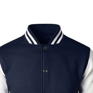 Custom Luxury Coated Canvas Formal Varsity Jacket for <b>Men</b> College Baseball with Custom Colors - Product Image 3