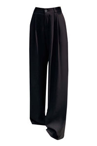 Pantalones de chándal de cintura alta para mujer, a la moda, de color liso, rectos y holgados, pantalones largos informales para mujer, venta al por mayor - Product Image 6