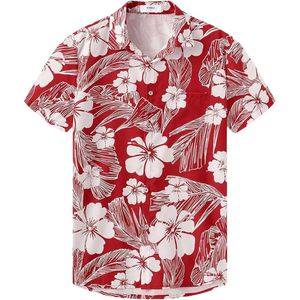 Hawaiian Shirt for Men Beach Vacation Summer Short Sleeve Button <b>Down</b> Mens Shirts Casual Stylish - Product Image 2