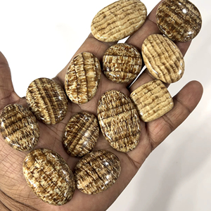 Orgonite Jaune Naturelle Cabochon Pierre Précieuse en Vrac Formes Mixtes 20-30mm Prêt à Expédier Commandes Personnalisées Livraison Rapide - Product Image 1