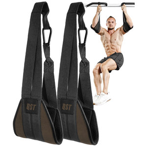 Sangles de suspension AB Home Gym pour entraînement abdominal, roues de roulement pour crunchs et tractions, sangles AB pour exercices de gainage - Product Image 4