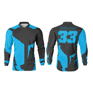 Jersey de Motocross Sublimado, Jersey de Carreras Personalizado, Transpirable, Impresión Resistente a la Decoloración, Nombre, Número y Logotipos Personalizados, Jersey de MTB - Product Image 5