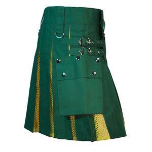 Nouveauté 2026 : Kilt écossais moderne en laine acrylique, 5 yards, couleurs personnalisables, pour hommes et femmes – Nos meilleures ventes - Product Image 4