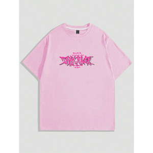 T-shirts oversize pour hommes, style streetwear Y2K, 100% coton, impression DTG, vente en gros, personnalisables, hip hop, coton, chemises pour hommes - Product Image 1