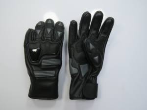 Gants de moto en cuir de haute qualité, protection des phalanges, compatibles écran tactile, utilisables en toutes saisons, respirants, gants de course en cuir. - Product Image 6