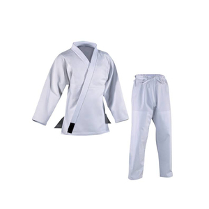 Tenue d'entraînement décontractée de couleur unie, uniforme de Jiu-Jitsu avec chapeau, en solde, uniforme de karaté 100 % coton en solde - Product Image 6