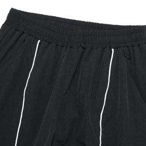 Ensemble de survêtement deux pièces pour homme, style streetwear hiver, imprimé uni, à capuche, réfléchissant, respirant, avec logo personnalisé, 100% nylon - Product Image 5