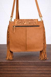 Western Designer Hand Tooled Carving Leather Fringe Handbag Cowhide Fur Gypsy <b>Boho</b> Vintage Handmade Shoulder <b>Bag</b> Stylish <b>Bags</b> - Product Image 6