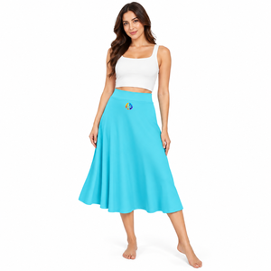 Disfrute de un estilo elegante con la falda midi para mujer, que ofrece una forma impecable y una tela cómoda que combina bien con muchos armarios. - Product Image 4