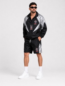 Conjunto corto cortavientos cómodo diseñado para actividades al aire libre, entrenamiento físico, correr y uso diario informal. - Product Image 4