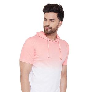 Camiseta de algodón 100% de la mejor calidad para hombre, Sudadera con capucha, logotipo personalizado, estampado bordado, para verano, correr al aire libre, ropa informal - Product Image 3