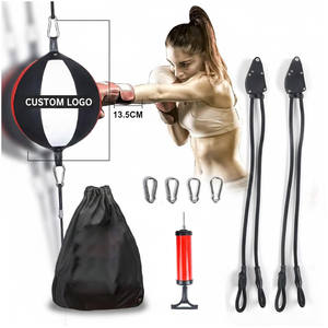 Nouveauté, best-seller, sacs de frappe à double extrémité en cuir durable de qualité compétition avec logo personnalisé pour la salle de sport à domicile - Product Image 1