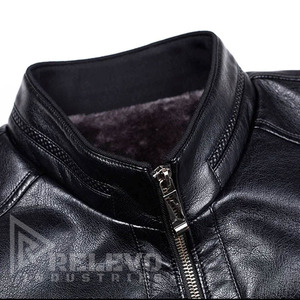 Wholesale Designer Leather <b>Jacket</b> Plus Size <b>Mens</b> Leather <b>Jackets</b> Casual Lightweight Leather <b>Jacket</b> <b>Men</b> Printed Zip-Front <b>Men's</b> - Product Image 4
