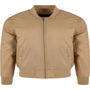 Chaquetas para Hombre de Alta Calidad al por Mayor OEM, Chaqueta Bomber Personalizada de Nailon Acolchado con Cierre de Cremallera, Ropa de Abrigo Casual para Invierno - Product Image 1