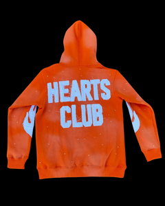 Sudadera con Capucha de Mezclilla Lavada al Ácido con Logotipo Personalizado de la Mejor Calidad, Bordada, Lisa, Teñida, Estilo Urbano de Invierno, Unisex - Product Image 1