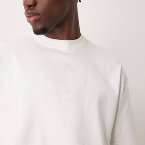Premium 100% Cotton Hip Hop T-<b>Shirts</b> Men's Solid Customized Color Custom Logo Breathable Eco-Friendly Quick Dry T-<b>Shirts</b> - Product Image 4