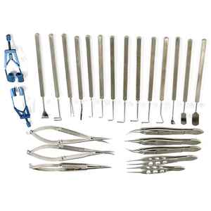 Microsurgery <b>Instruments</b> Set Titanium Cataract Set <b>Surgical</b> Eye Ophthalmic Surgery <b>Instruments</b> Ophthalmic Stainless Cataract Set - Product Image 5