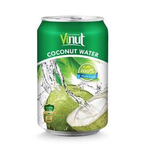 Agua de Coco Vinut de 330 ml, Agua de Coco de Vietnam, Marca Privada con MOQ Bajo, Buen Precio, Certificación HALAL e ISO - Product Image 1