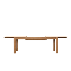 Mesa de Comedor Extensible Moderna para Exteriores, de Madera de Teca Sólida, con Extensión de Hoja Expandible, Resistente a la Intemperie, para Comedor de Resort o Villa - Product Image 2