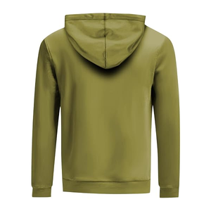 เสื้อฮู้ดผู้ชาย สีพื้น ผ้าเจอร์ซีย์ สวมใส่สบาย ทรงปกติ ผ้าฝ้าย 100% ระบายอากาศได้ดี มีกระเป๋า เหมาะสำหรับใส่ในฤดูใบไม้ร่วง - Product Image 3