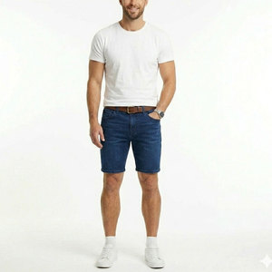 Pantalones Cortos de Mezclilla Casuales para Hombre, Estilo Verano, Ropa de Calle, Moda Masculina - Product Image 1