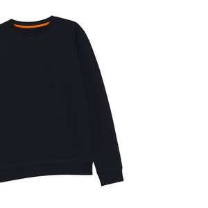 Sudadera Unisex con Cuello en V, de Forro Polar, Color Sólido, Corte Regular, Ecológica, Transpirable, de Secado Rápido, para Otoño, Color Negro - Product Image 5
