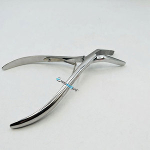 คีมต่อผมปลายโค้งสแตนเลสสตีล พร้อมสลักโลโก้ตามสั่ง  ซองหนัง  คลิปหนีบผมแบบจีน - Product Image 3