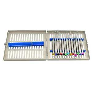 Kit professionnel d'proximateurs dentaires et d'élévateurs luxateurs, 13 pièces, en acier allemand, outils manuels d'extraction radiculaire PDL par Grip Surgical - Product Image 1