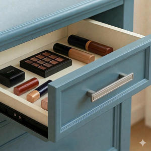 High Quality Zinc Alloy Modern Handle Brushed Nickel Minimalist <b>Bar</b> <b>Pull</b> <b>for</b> Kitchen Cabinets Nightstands Bathroom Drawers - Product Image 5