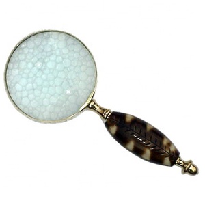 2025 Antique Bronze métal lunettes lumière LED lecture bonne qualité artisanat indien en gros laiton matériel nouvelles loupes - Product Image 1