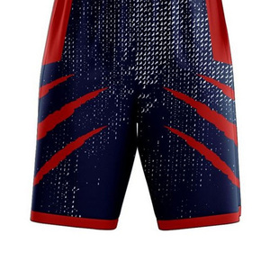 Uniformes de Baloncesto de Poliéster Hechos a Medida al por Mayor - Nuevo Estilo, Pantalones Cortos con Impresión por Transferencia de Calor, Transpirables, Tallas Grandes, Unisex para Adultos - Product Image 5