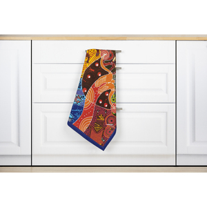 Asciugamano da Cucina in Cotone Aborigeno Excelsa 50x70 Cm Multicolore - Product Image 3