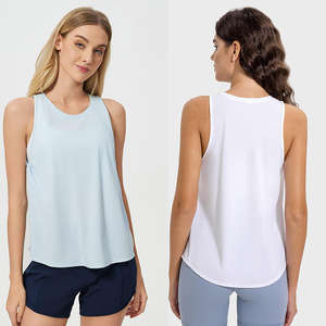 Camiseta sin Mangas Ligera y Transpirable de Mezcla de Algodón para Mujer, Ropa Casual de Verano, Precio de Fábrica - Product Image 2