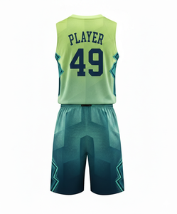 Maillot de basketball unisexe à col en V sans manches, respirant et à séchage rapide, avec logo d'équipe personnalisé imprimé par sublimation, nouvelle collection 2026, 100% coton - Product Image 2