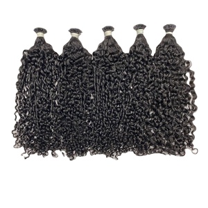 Cheveux afro bouclés au Vietnam-Cheveux humains bruts ondulés paquets de cheveux vendeurs en gros - Product Image 2