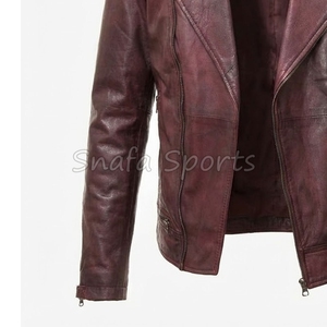 Gents Leather Formal Casual <b>Smart</b> Outfit Elegant Design Luxury Material Soft Comfortable Stylish Trend Leather <b>Jacket</b> - Product Image 4