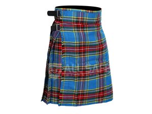 Prix usine de haute qualité hommes traditionnel écossais Kilt fait à la main plissé dos réglable boucle sangles tissu Premium - Product Image 5