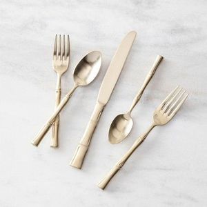 Stylish Stainless Metal Cutlery Set For Dining <b>Table</b> Durable <b>High</b> Quality <b>Kitchen</b> Accessories Complete Set - Product Image 3