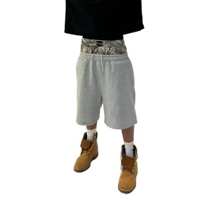 Shorts de jogging en coton épais personnalisables pour hommes, taille mi-haute, respirants, pour la course et l'entraînement estival - Product Image 4