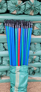 Palos de Escoba Duraderos, Ecológicos e Impermeables con Varillas de Madera de Eucalipto y Cerdas de Plástico Duro para Limpieza de Suelos - Venta al por Mayor - Product Image 4