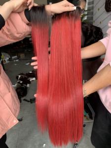 Peluca recta de hueso con flecos, cabello humano vietnamita, lista de precios al por mayor para personas, cabello humano de hueso liso 100%, cabello humano de Vietnam - Product Image 2