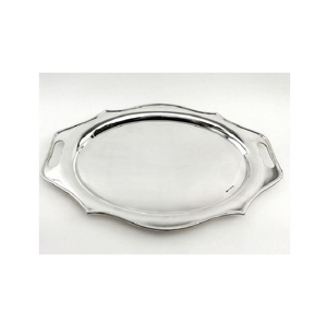 Plateau de service en métal pratique pour la cuisine, les tables à manger, les fêtes, le petit-déjeuner, le thé, le café, les collations, les desserts, les sucreries, les repas et les événements - Product Image 2