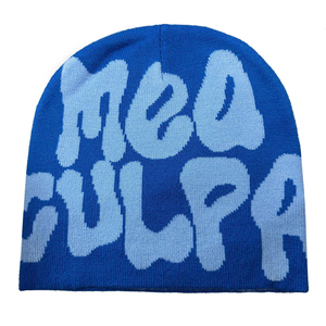 Gorros de Invierno de Alta Calidad con Logotipo Personalizado, Gorros de Punto Cálidos con Pedrería para Hombre y Mujer - Product Image 1