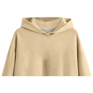 Robe pull molletonnée d'hiver 100 % coton personnalisée pour femme, respirante, coupe-vent, écologique, gaufrée et brodée - Product Image 2